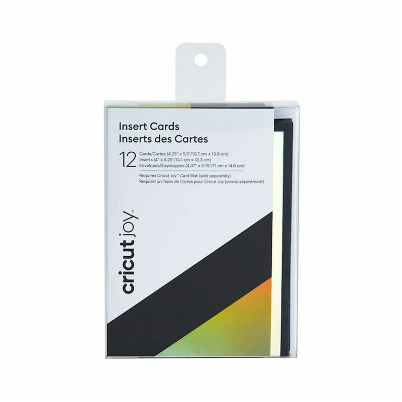 Cricut Joy Insert Cards 鑲嵌式卡紙 - 深色套裝 (2007247) - 香港行貨