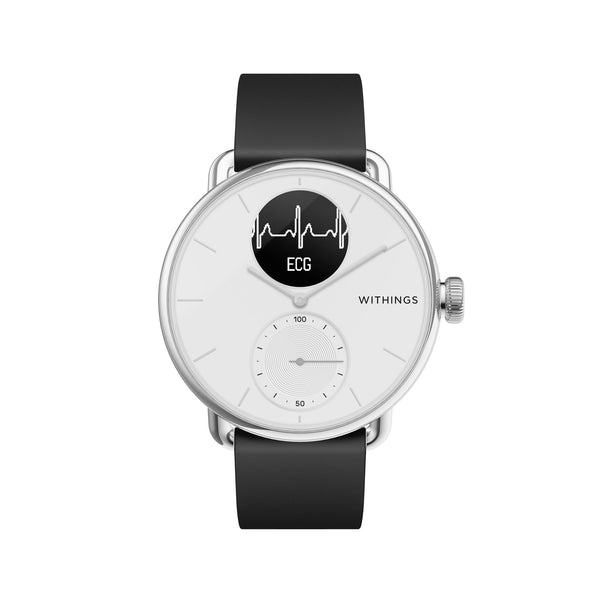 Withings ScanWatch 心臟健康監測智能手錶 (白色38mm)