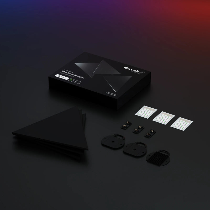 Nanoleaf Ultra Black Triangles Expansion Pack (Limited Edition) 極致黑三角形擴充包 3件裝 限量版