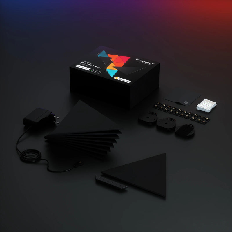 Nanoleaf Ultra Black Triangles (Limited edition) 極致黑三角形智慧燈版套裝 9塊裝 限量版